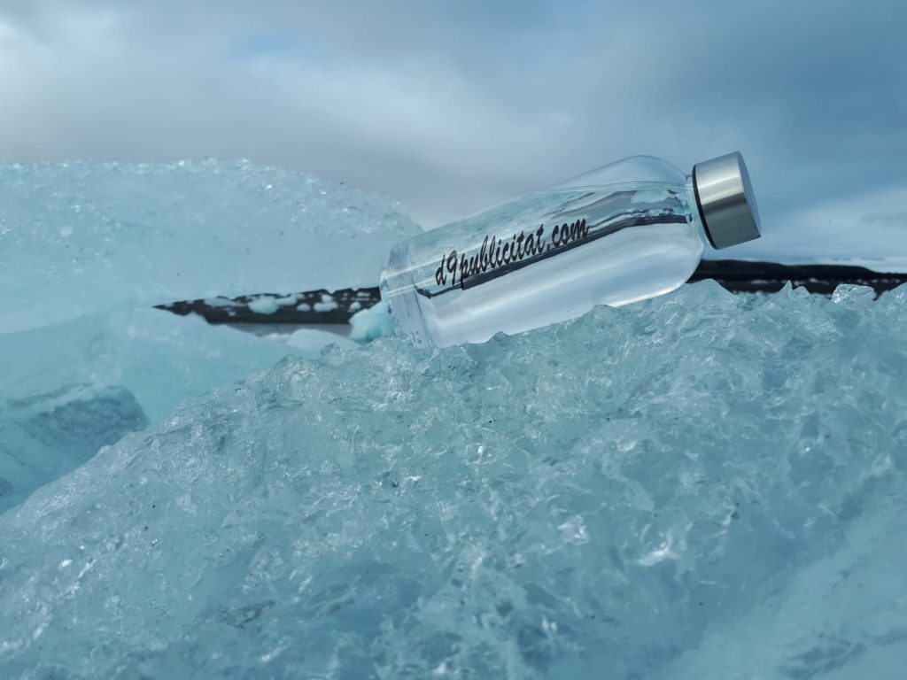 Material promocional botella isidre